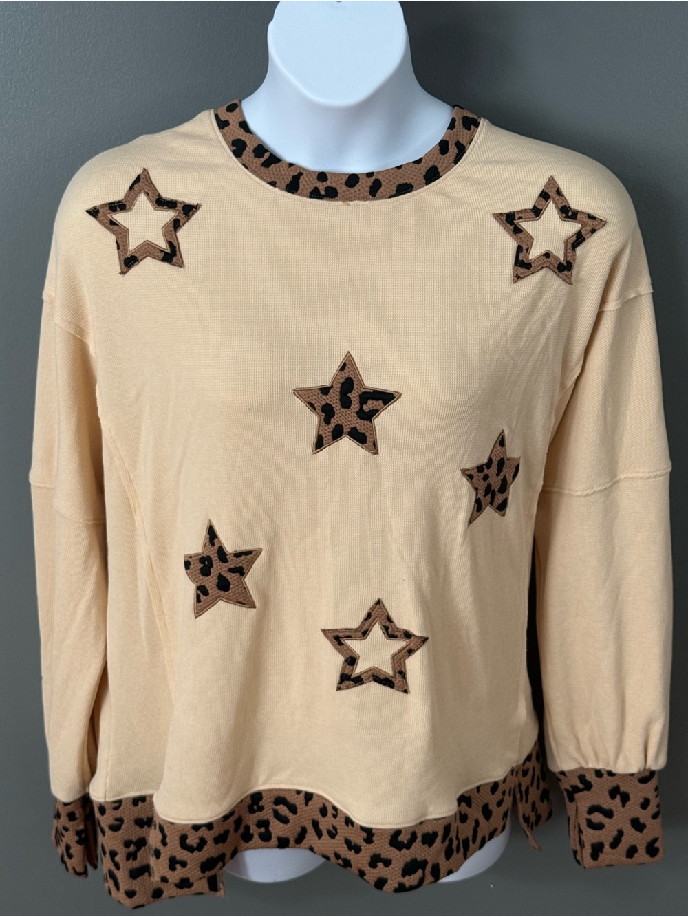 Beige Star Women’s Top
